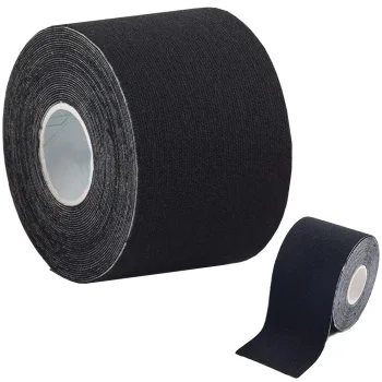 Kinesiology Tape, Rigid Taping Tape, Black, 5cm x 5m