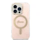 Apple iPhone 14 Pro 6.1\" Guess 4G Print MagSafe Case Cover (GUBPP14LH4EACSP) + Charger, Pink