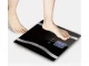 Analytical Glass Bathroom Scales with LCD Display, up to 180kg, Black