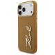 Чехол Karl Lagerfeld Karl Script Logo для iPhone 17 Pro Max - коричневый