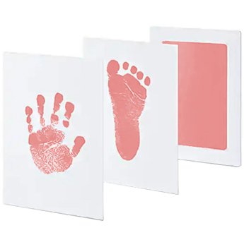 Non-marking Baby Hand Foot Print, Pink