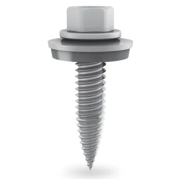 Self-Tapping Screws 6x25mm for PV Panels Mounting, Stainless Steel, EPDM, 4000pcs