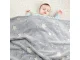 Fleece Sleeve Blanket Glow in the Dark, Grey (190x170cm)
