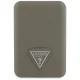 Guess Grained Triangle Power Bank with MagSafe 5000mAh 15W USB-C - Brown