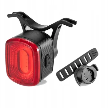 Rockbros Q2S LED Rear Bike Light with Smart Stop System, Black