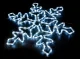 Christmas Decoration LED Snowflake - 55cm, Cold White