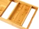 Adjustable Bamboo Bathtub Tray, 70-103 cm