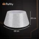 Christmas Tree Stand Cover Ruhhy 60x22cm, White/Silver