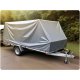 Heavy-Duty Waterproof Tarp 300 x 500 cm 120 g/m² Plonos PL-500, Silver-Blue