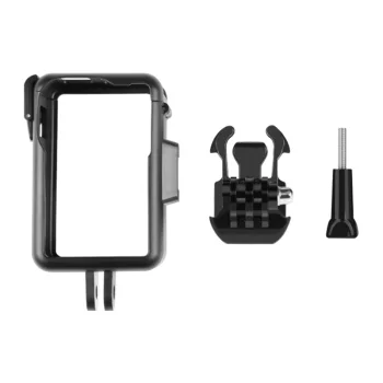 Puluz PU883B Protective Frame Mount for DJI Osmo Action 5 Pro / 4 / 3, Black
