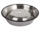 Metal Bowl for Dogs and Cats with Rubber Base, 150 ml, Silver