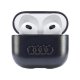 Audi Leather Big Logo Case for AirPods 3 Black