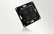 Shelly 4-Button Wall Switch for Smart Relays, Black