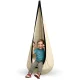 Neo-Sport Children\'s Hanging Cocoon Swing Chair, Beige