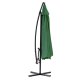 MultiGarden 3m Cantilever Garden Parasol with 6 Ribs, Green