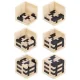 Kruzzel Wooden Logic Puzzle Cube, 7x7x7 cm