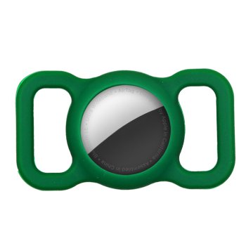 Telcon AirTag Case for Collar / Harness, Green
