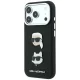 Karl Lagerfeld Saffiano Case for iPhone 18 Pro / 17 Pro, Karl & Choupette, Black
