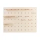 Wooden Wall Pegboard Organizer Maclean MC-131 WD, 60x80 cm