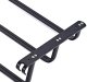 Metal Towel Rack Hanger Holder with Hooks, 50cm, Black