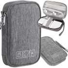 Portable Travel Cable Organizer, Gray