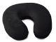 Memory Foam Travel Neck Pillow for Car and Airplane, Black