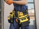 Multifunctional Tool Belt, 22 Pockets, Hammer Holder, Black