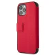 Apple iPhone 12 / 12 Pro 6.1\" US Polo Embroidery Collection Book Case Cover (USFLBKP12MPUGFLRE), Red