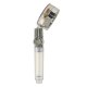 Water Saving Shower Head with Filter, Silver/Gold, without Hose