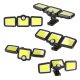 LED 3in1 Solar Wall Light with Motion and Twilight Sensor KX3091, Black