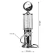 Ruhhy Gas Pump Beverage Dispenser, 1L