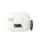 Karl Lagerfeld 3D Silicone NFT Karl Case for AirPods Pro 2, White