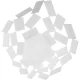 Alessi MT03 W Stanza dello Scirocco Centrepiece, White