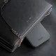 3mk Hardy Silky Leather MagCase for Apple iPhone 16 Black
