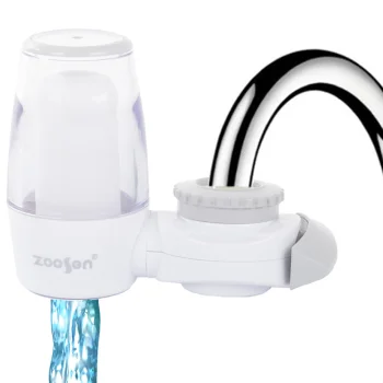 Zoosen Tap Water Filter with Ceramic Cartridge, ZSW-050, White
