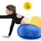 4FIZJO Donut Air Ball Exercise Stability Ball, Blue