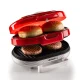 Ariete Party Time Hamburger Maker, 1200 W, Red