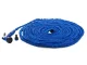 Expandable Garden Hose with Spray Gun, 20-60m, Blue