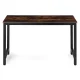 ModernHome Computer Desk 120x60 cm, Distressed Walnut