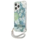 Guess Flower Strap Case for iPhone 13 Pro Max, Green