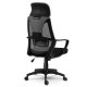 Ergonomic Mesh Office Chair Sofotel Praga with Adjustable Headrest, Grey
