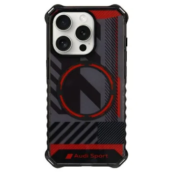 Audi iPhone 15 Pro Max Case IML Sport MagSafe, Black