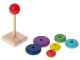 Wooden pyramid tower for Child development 13cm