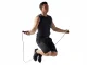 Adjustable Fitness Jump Rope, Black