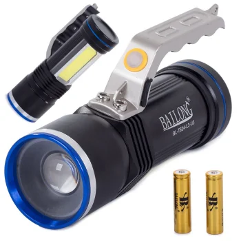 Bailong T624 Tactical Flashlight CREE XM-L3-U3 + COB (08291)