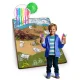 Ricokids RK-344 Foam Coloring Mat, Roll-up, 120 x 90 x 0.3 cm