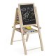 Ricokids Foldable Double-Sided Kids Easel with Magnetic Whiteboard & Chalkboard