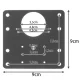 Malatec Hinge Repair Plates, 4 pcs, 9x9 cm