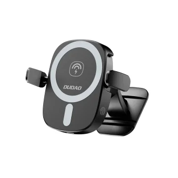 Dudao FW11 Car Phone Holder with 15W Wireless Charger, Black