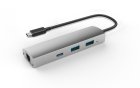 Adapter Us3.1 To 2-Port Usb 3.0 + 1-Port Usb 3.1 With Gigabit Ethernet